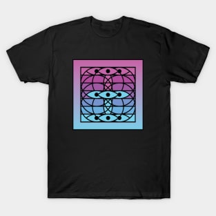 Doc Labs - Third Eye / Awakening (Geometric Art / Meditation / Yoga) - Version 4 - (Blue/Purple) T-Shirt